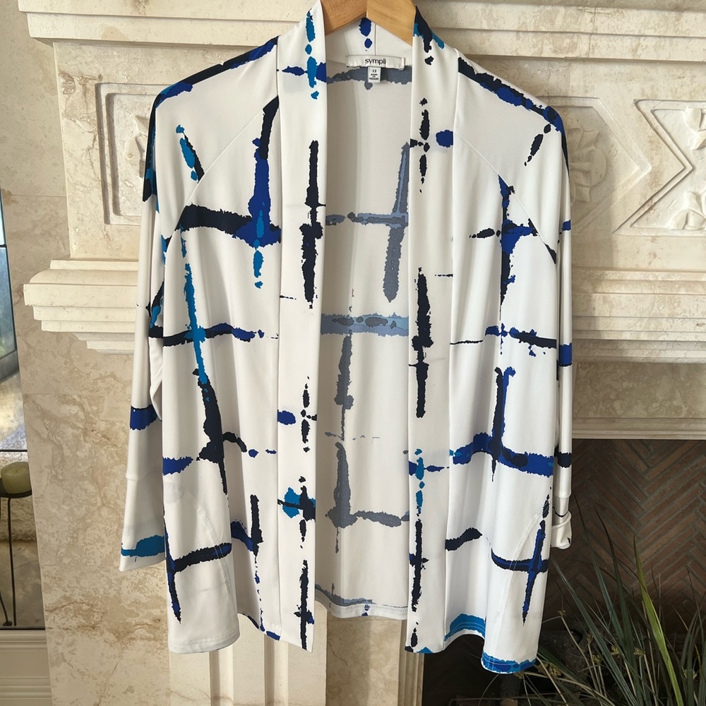 SYMPLI abstract fun jacket Size 12